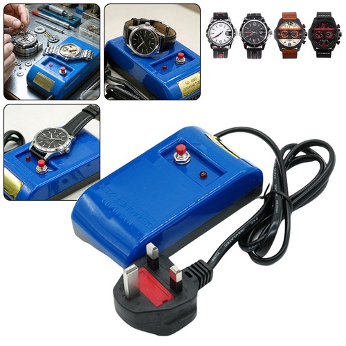 Blue watch demagnetizer - blue,