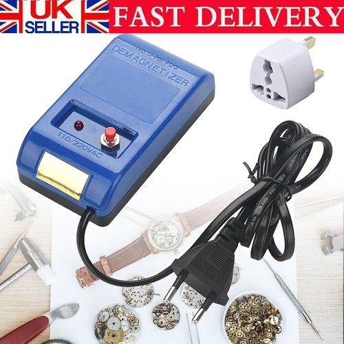 Blue watch demagnetizer - watch,