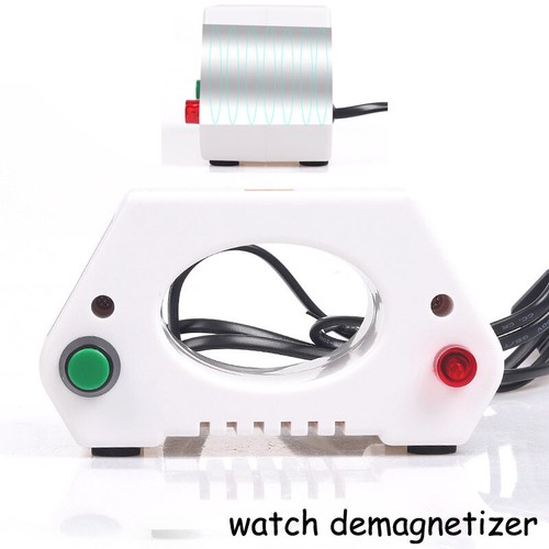 White electrical watch - white,