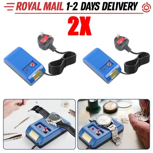 2pcs blue watch demagnetizer - watch,