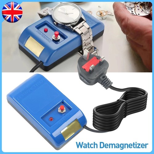 Blue watch demagnetizer - watch,